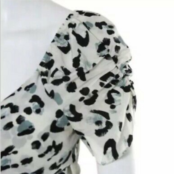 Nanette Lepore Wrap Leopard-Print Top - Picture 3 of 5